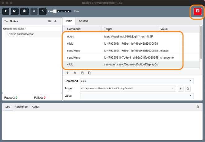 Qualys Browser Recorder